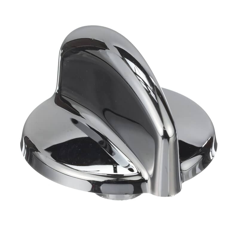 GE Burner Tri-Chrome Knob (WB03X10316)