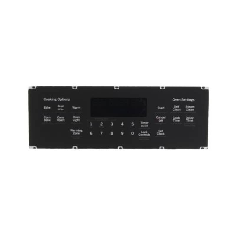 GE Electric Range Oven Control Overlay (WB27X33138)