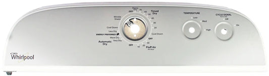 Whirlpool Dryer Control Panel W10692607